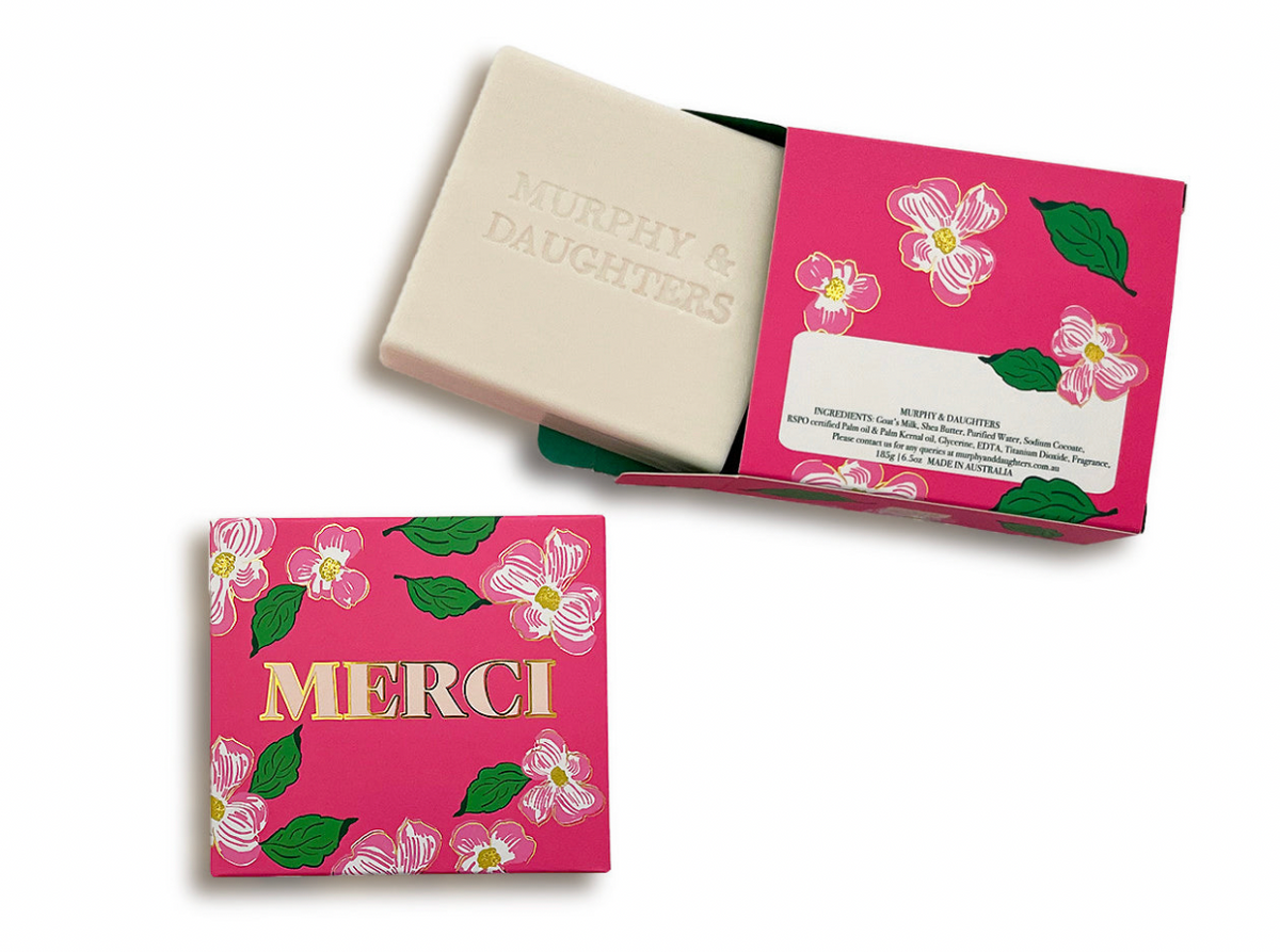 Merci Message On Soap