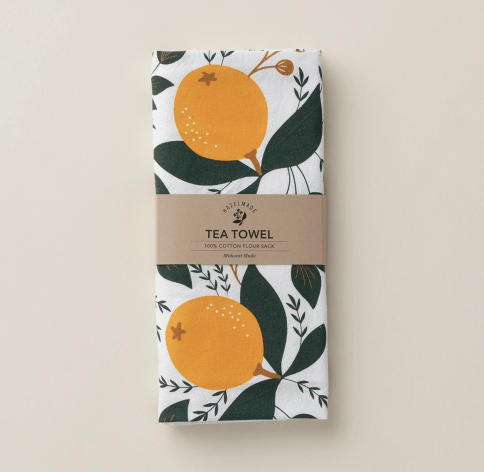 Winter Citrus Tea Towel - Flea Boutiques