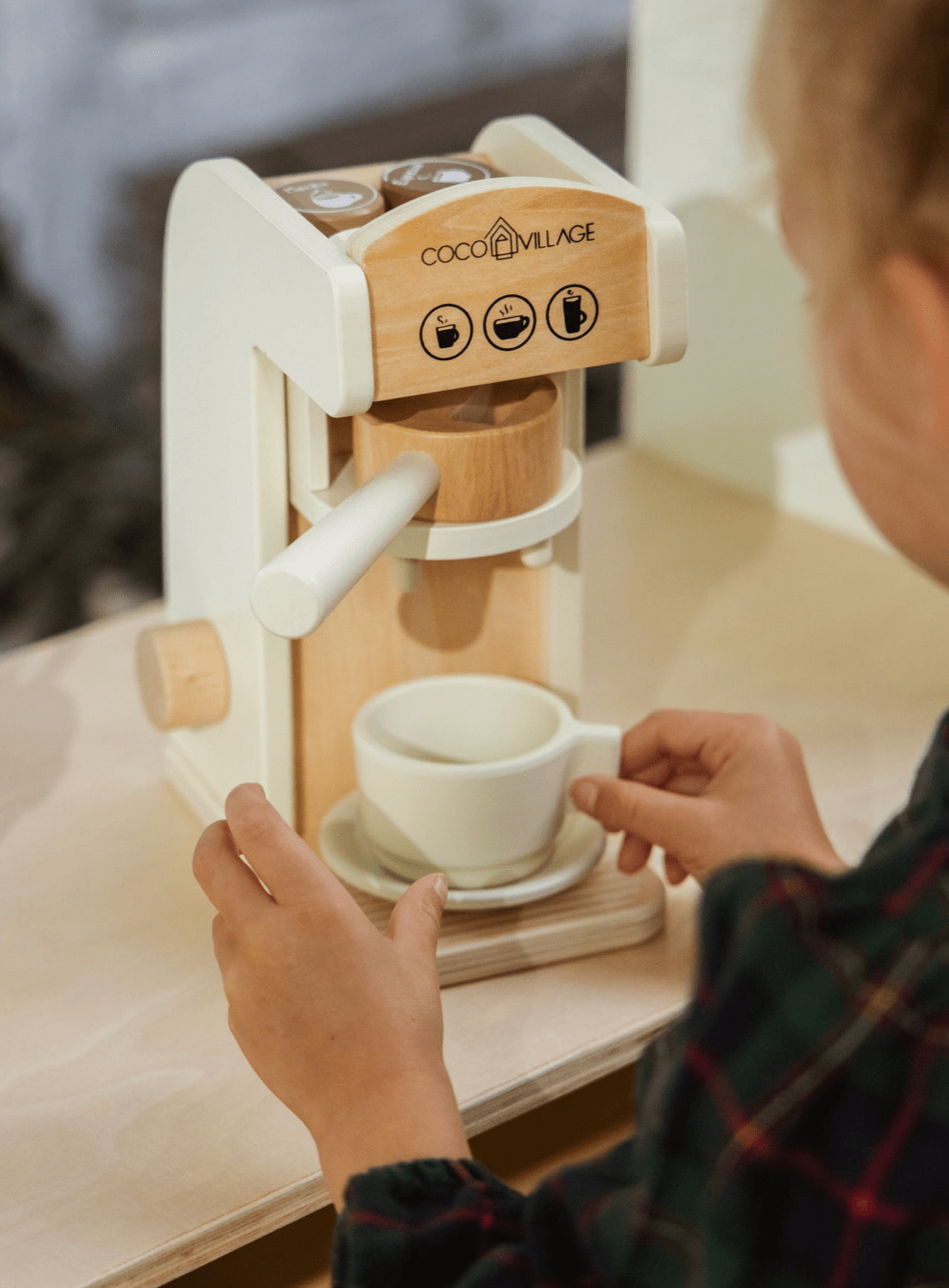 Wooden Coffee Maker Set - Flea Boutiques