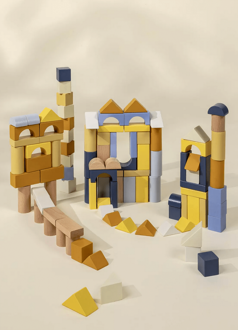 Wooden Construction Blocks Set - Flea Boutiques