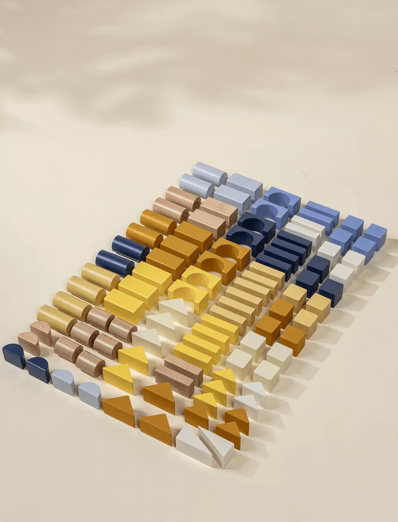 Wooden Construction Blocks Set - Flea Boutiques