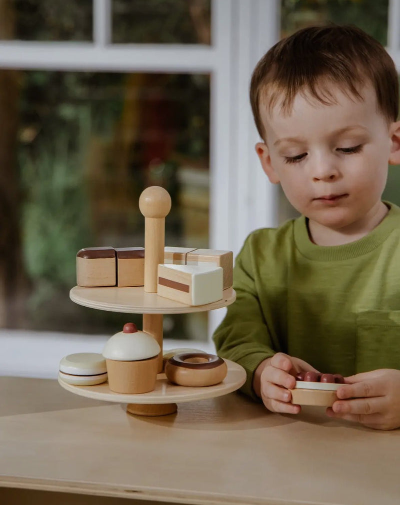 Wooden Desserts Tower - Flea Boutiques