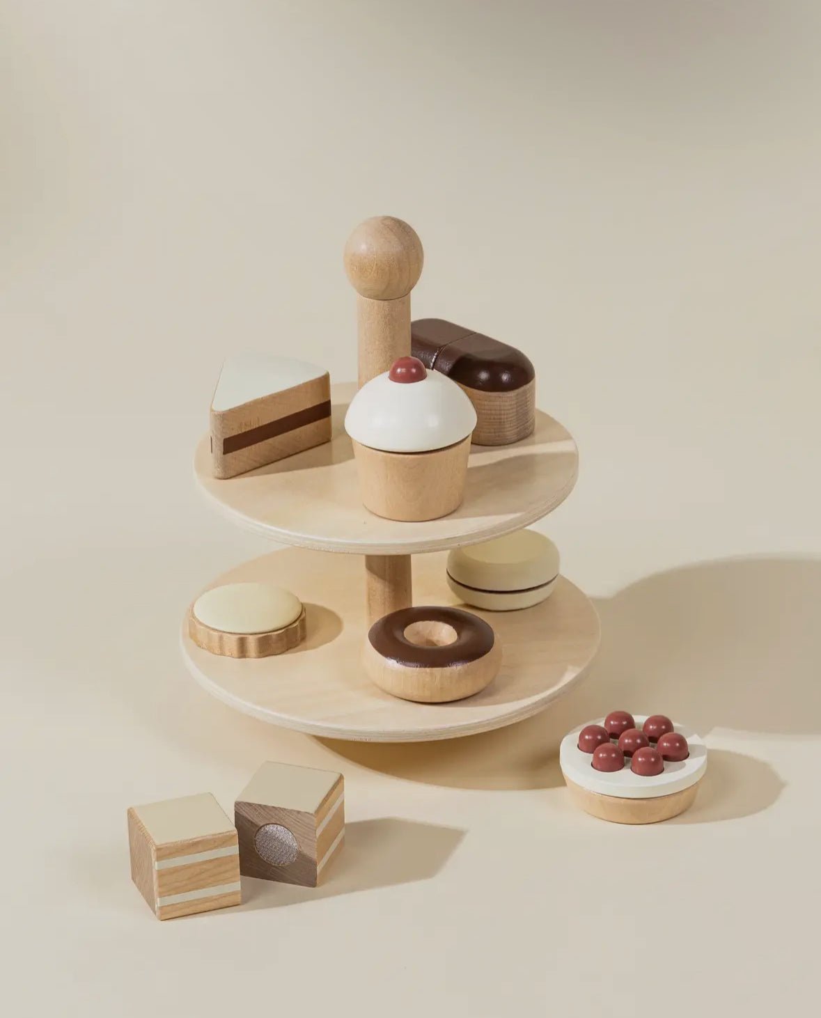 Wooden Desserts Tower - Flea Boutiques