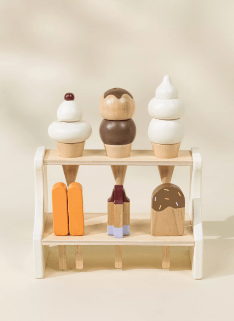Wooden Ice Cream Stand - Flea Boutiques