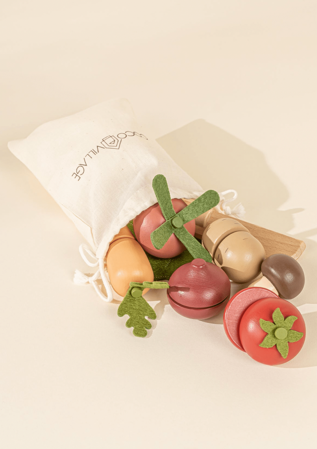 Wooden Veggie Set - Flea Boutiques