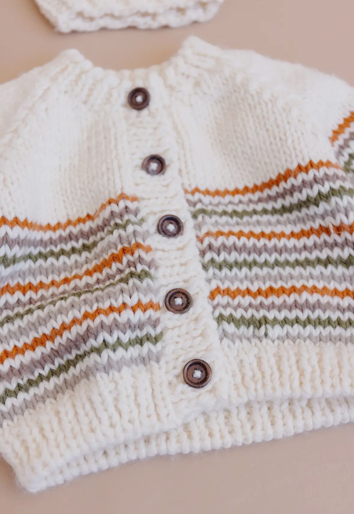 The Blueberry Hill Woodland Stripe Cardi - Flea Boutiques