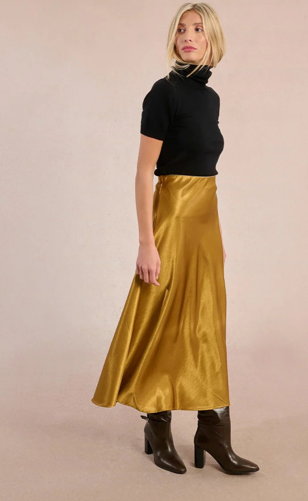 Woven Slip Skirt - Flea Boutiques