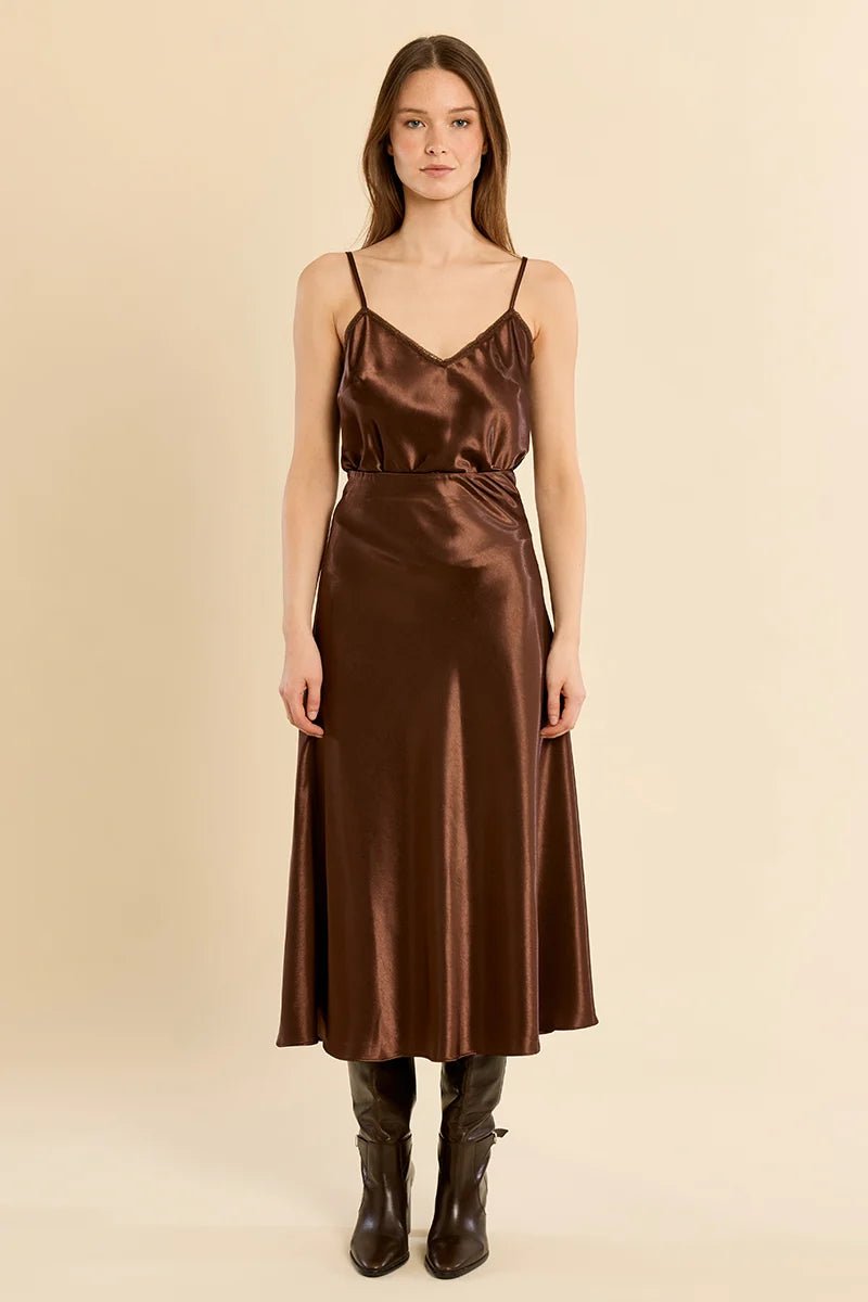 Woven Slip Skirt - Flea Boutiques