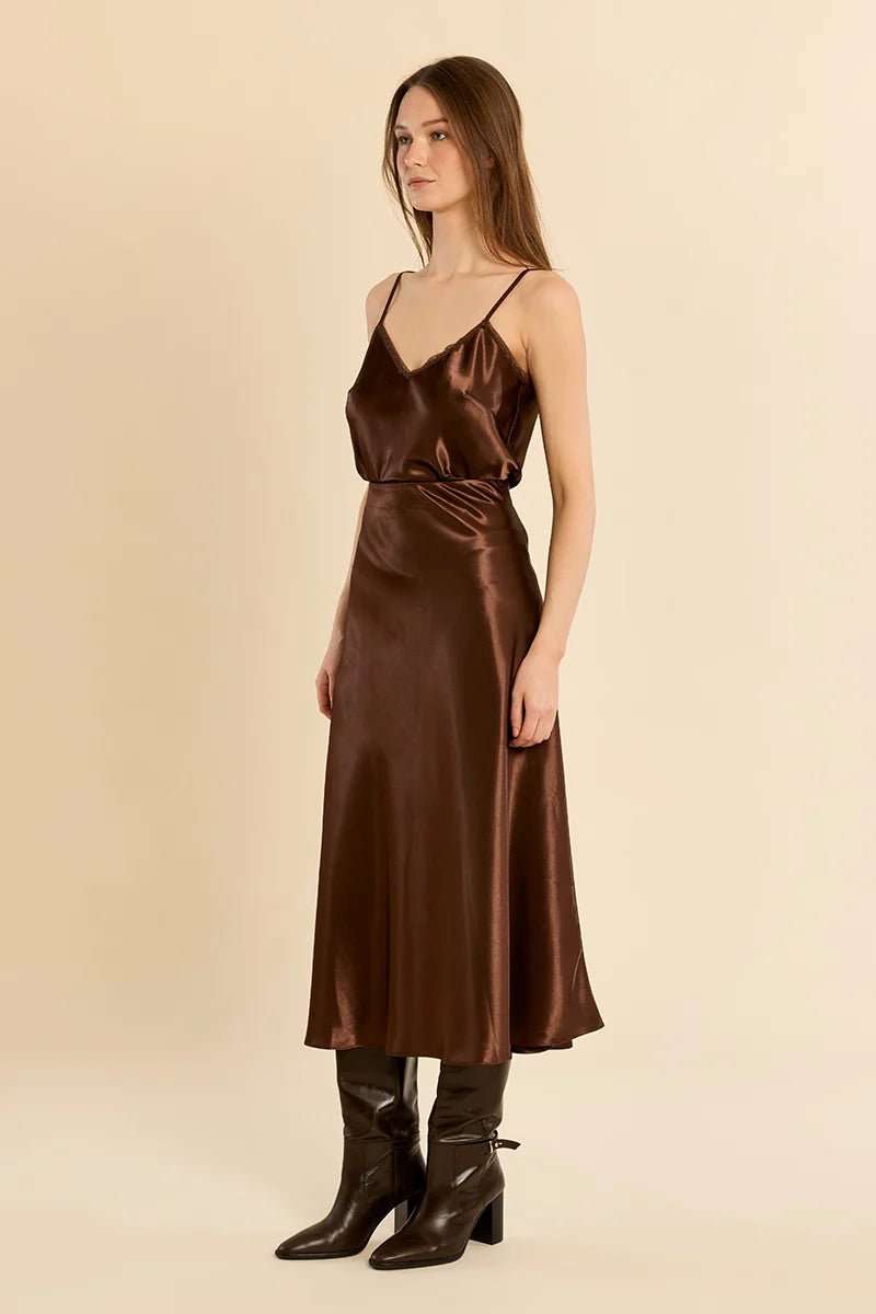 Woven Slip Skirt - Flea Boutiques
