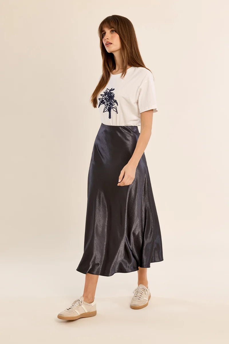 Woven Slip Skirt - Flea Boutiques