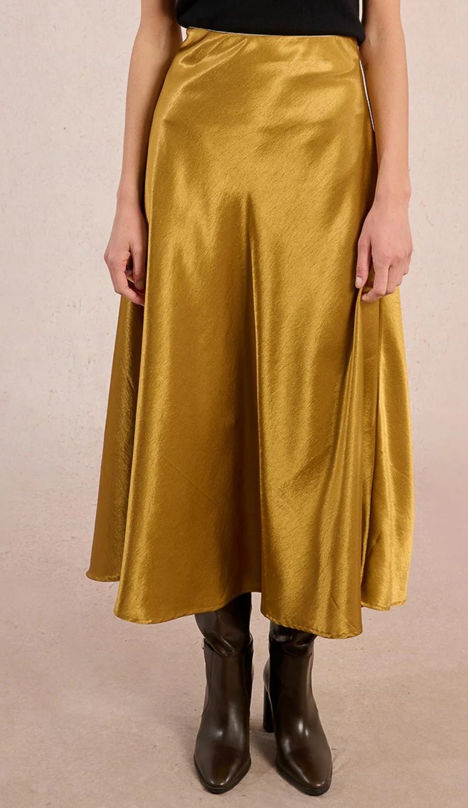 Woven Slip Skirt - Flea Boutiques